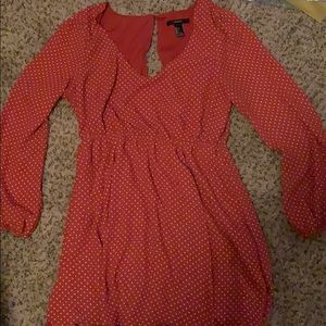 Forever 21, red polka dot dress